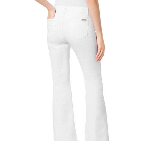 NWT Michael Kors White Flare Leg Jeans Sz4 - Picture 2 of 11